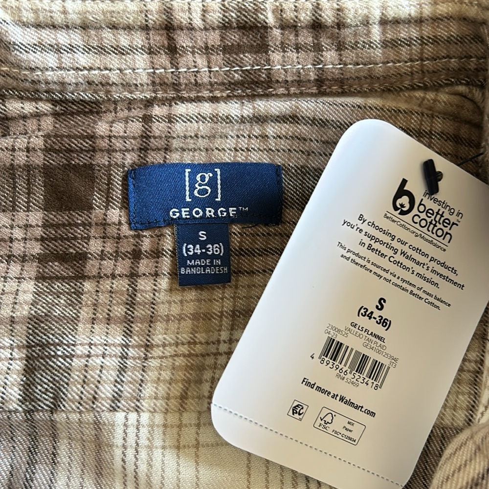 Small Flannel L/S shirt - Picture 3 of 4